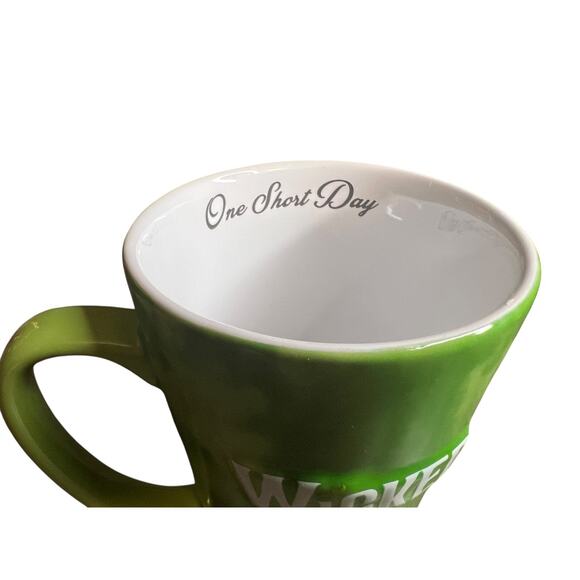 Wicked The Musical One Short Day Tall Green Mug 2018 Collectors Item - Picture 4 of 7